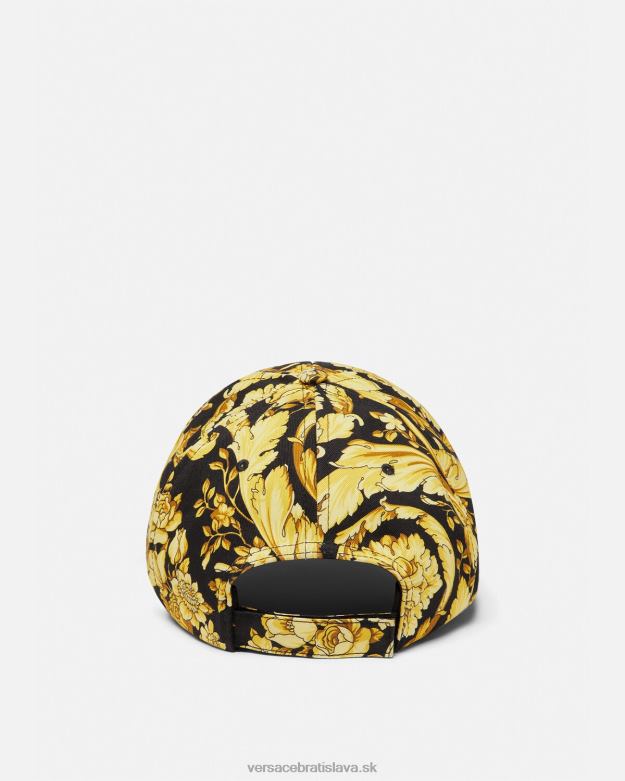 spodná bielizeň a plážové oblečenie X8X8P1209 Versace baseballová čiapka s logom barocco vytlačiť ženy