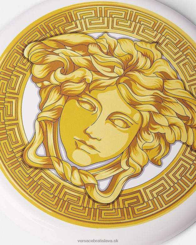 spodná bielizeň a plážové oblečenie X8X8P1211 Versace medúza frisbee biely ženy