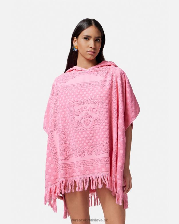 spodná bielizeň a plážové oblečenie X8X8P1191 Versace dedičné motýle zakrytie uterákom Ružová ženy