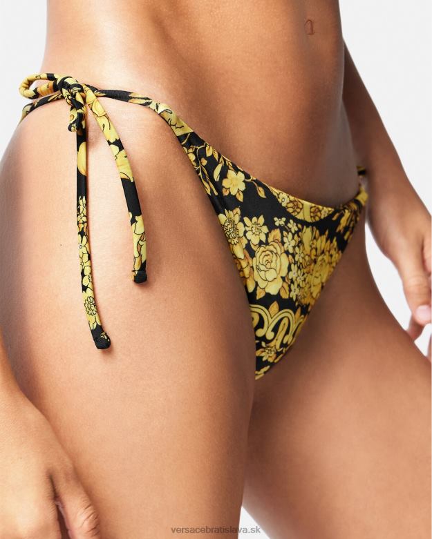 spodná bielizeň a plážové oblečenie X8X8P1141 Versace nohavičky do bikín barocco vytlačiť ženy