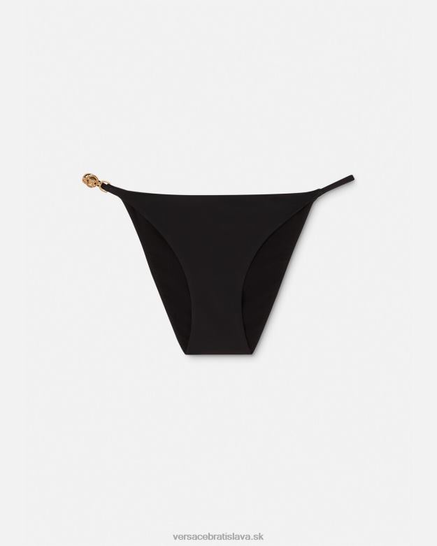 spodná bielizeň a plážové oblečenie X8X8P1146 Versace Trojuholníkové bikinové nohavičky medusa '95 čierna ženy