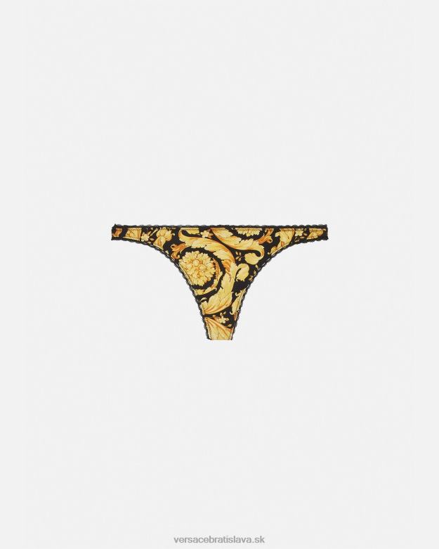 spodná bielizeň a plážové oblečenie X8X8P1035 Versace barocco tangá vytlačiť ženy