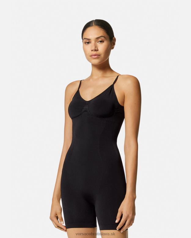 spodná bielizeň a plážové oblečenie X8X8P1064 Versace body medusa shapewear čierna ženy