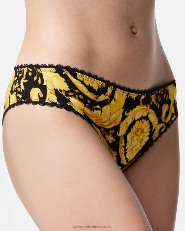 spodná bielizeň a plážové oblečenie X8X8P1072 Versace barocco slipy vytlačiť ženy