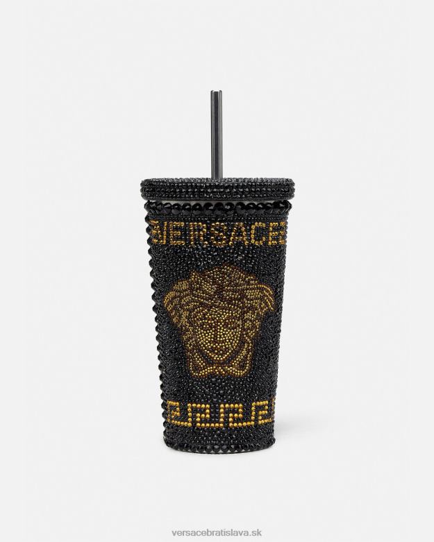 spodná bielizeň a plážové oblečenie X8X8P1206 Versace krištáľový cestovný pohár medúza žltá ženy