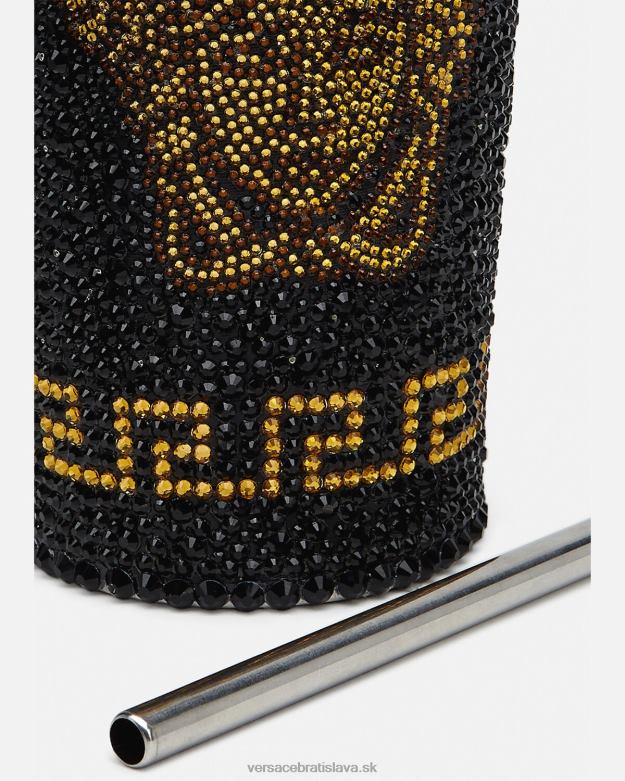spodná bielizeň a plážové oblečenie X8X8P1206 Versace krištáľový cestovný pohár medúza žltá ženy