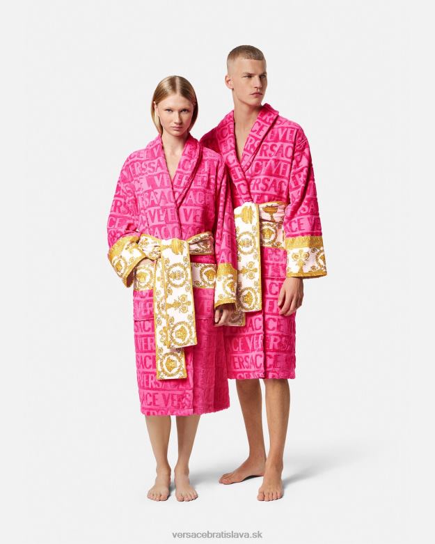 spodná bielizeň a plážové oblečenie X8X8P1094 Versace i barokový župan fuchsiová ženy