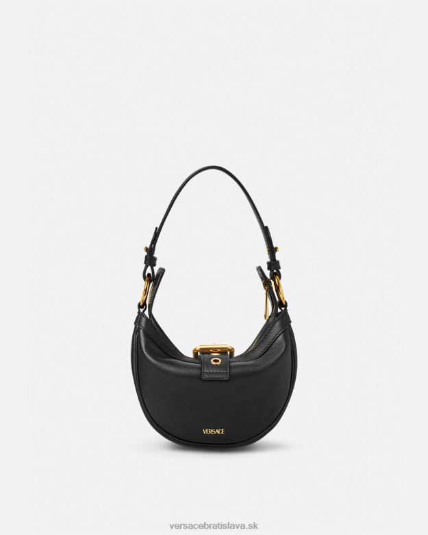tašky X8X8P273 Versace opakujte mini tašku hobo čierna ženy
