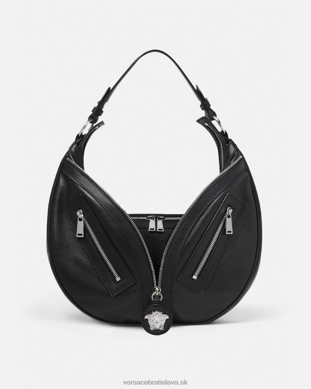 tašky X8X8P285 Versace opakovať hobo tašku čierna ženy
