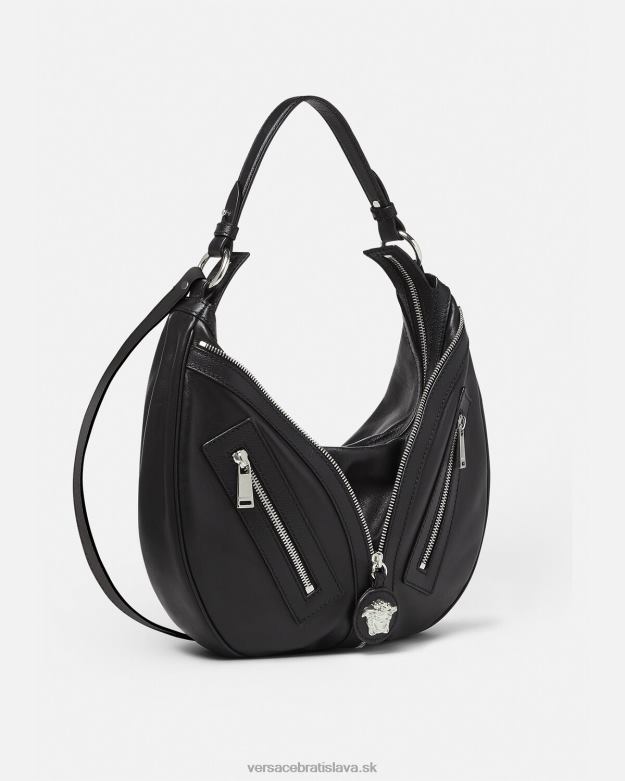 tašky X8X8P285 Versace opakovať hobo tašku čierna ženy