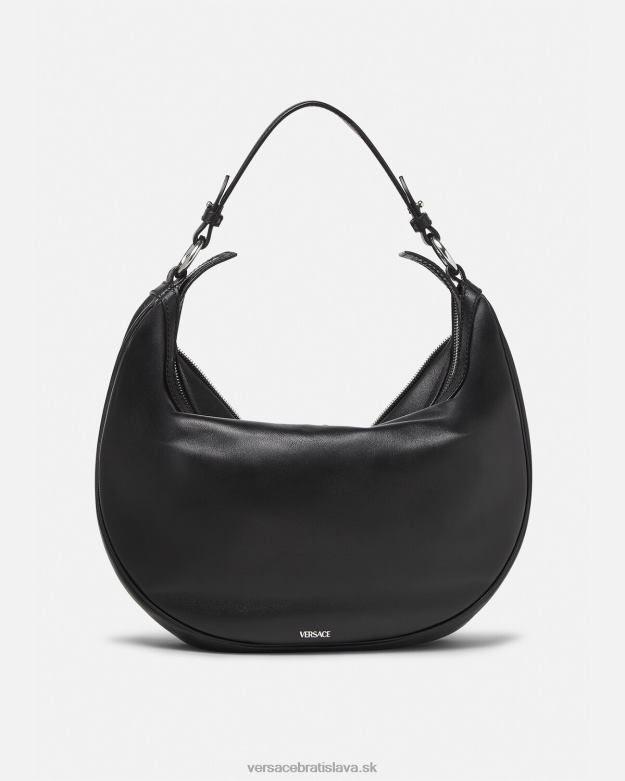 tašky X8X8P285 Versace opakovať hobo tašku čierna ženy