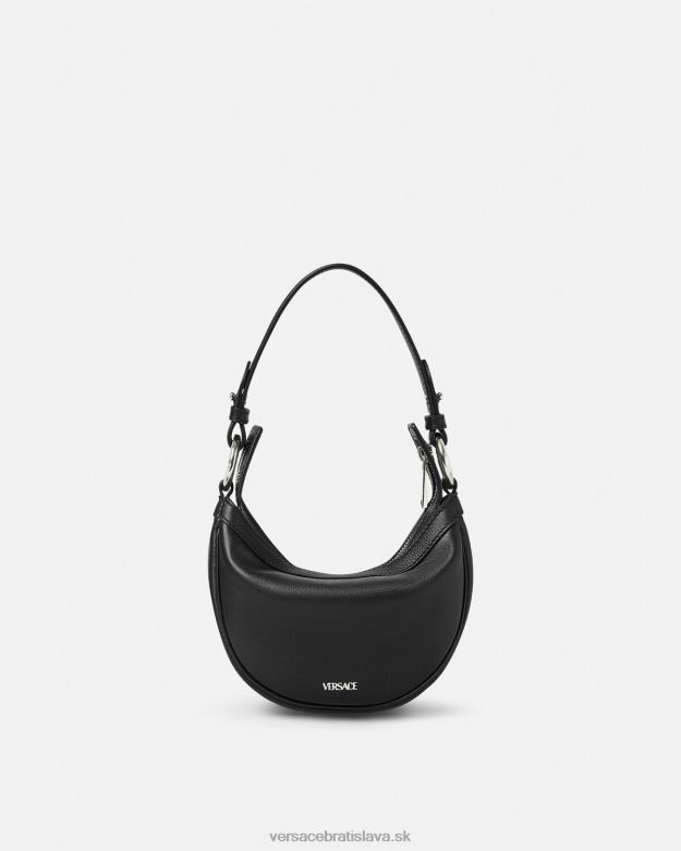 tašky X8X8P287 Versace opakujte mini tašku hobo čierna ženy