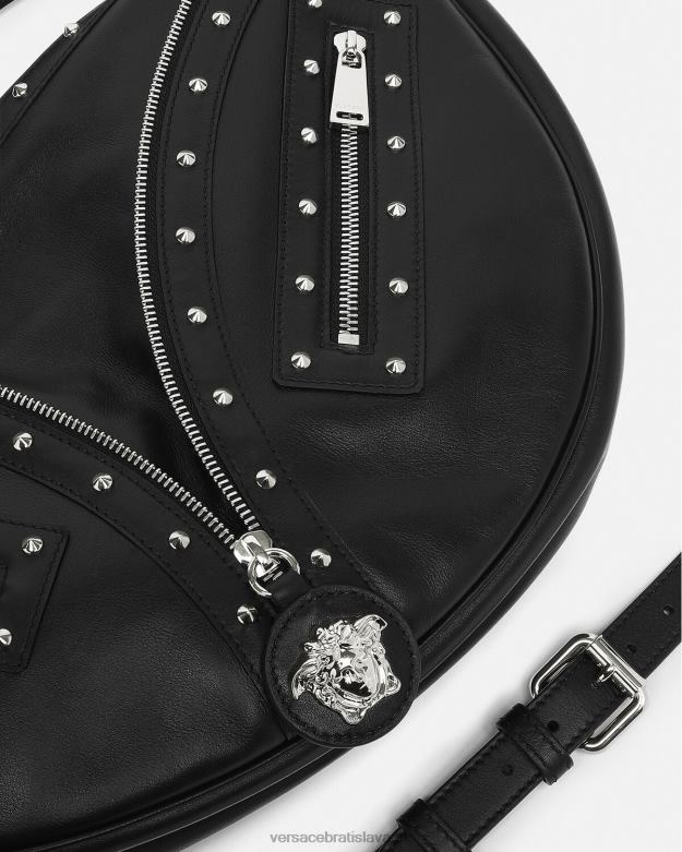 tašky X8X8P289 Versace opakovať hobo tašku čierna ženy