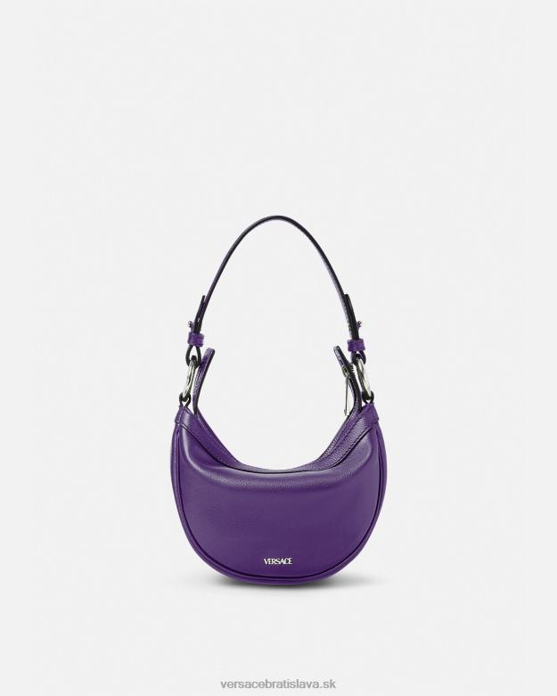 tašky X8X8P296 Versace opakujte mini tašku hobo fialový ženy