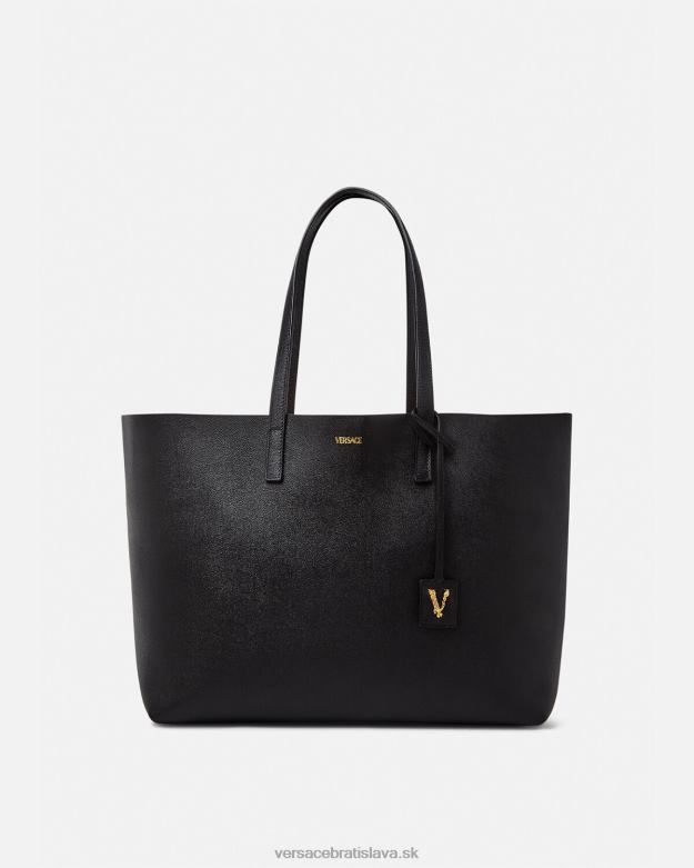 tašky X8X8P379 Versace taška virtus čierna ženy