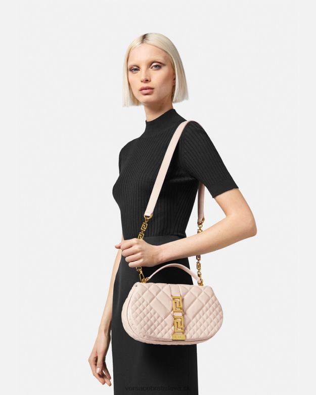tašky X8X8P245 Versace taška cez rameno greca goddess svetlo ružová ženy