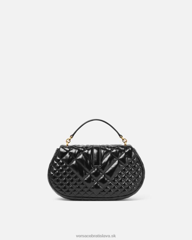 tašky X8X8P246 Versace taška cez rameno greca goddess čierna ženy