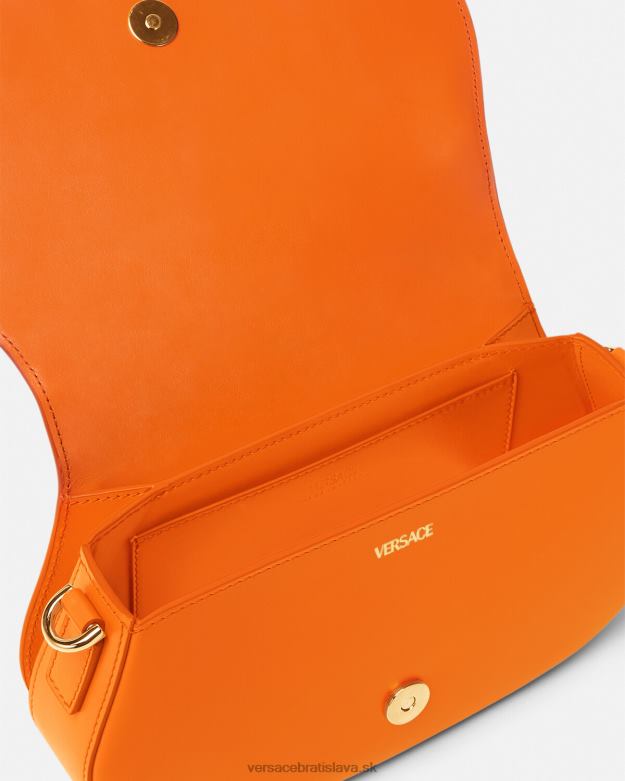 tašky X8X8P250 Versace taška cez rameno greca goddess oranžová ženy