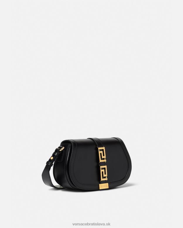 tašky X8X8P251 Versace taška cez rameno greca goddess čierna ženy
