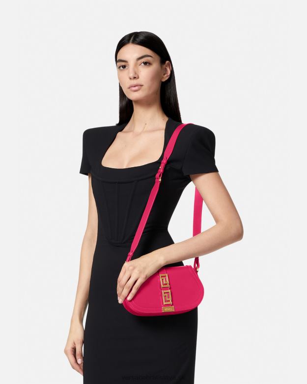 tašky X8X8P252 Versace taška cez rameno greca goddess Ružová ženy