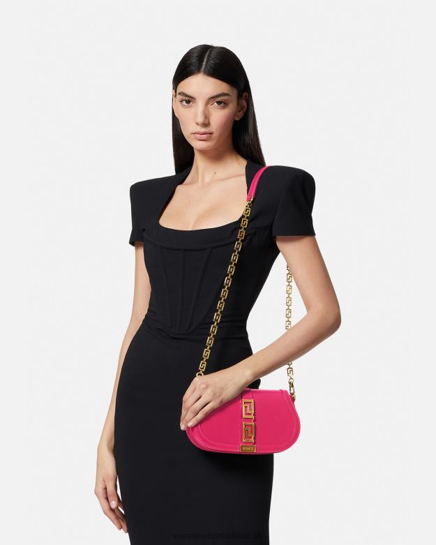 tašky X8X8P252 Versace taška cez rameno greca goddess Ružová ženy