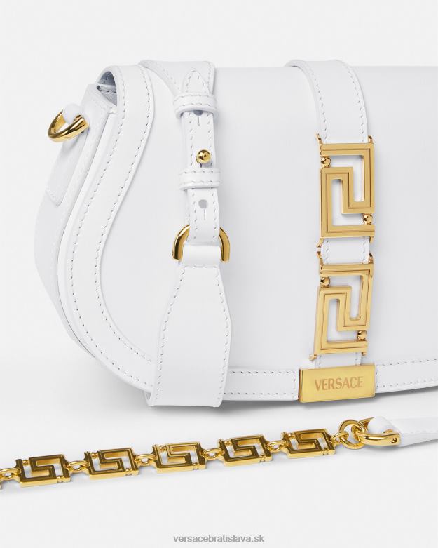 tašky X8X8P253 Versace taška cez rameno greca goddess biely ženy