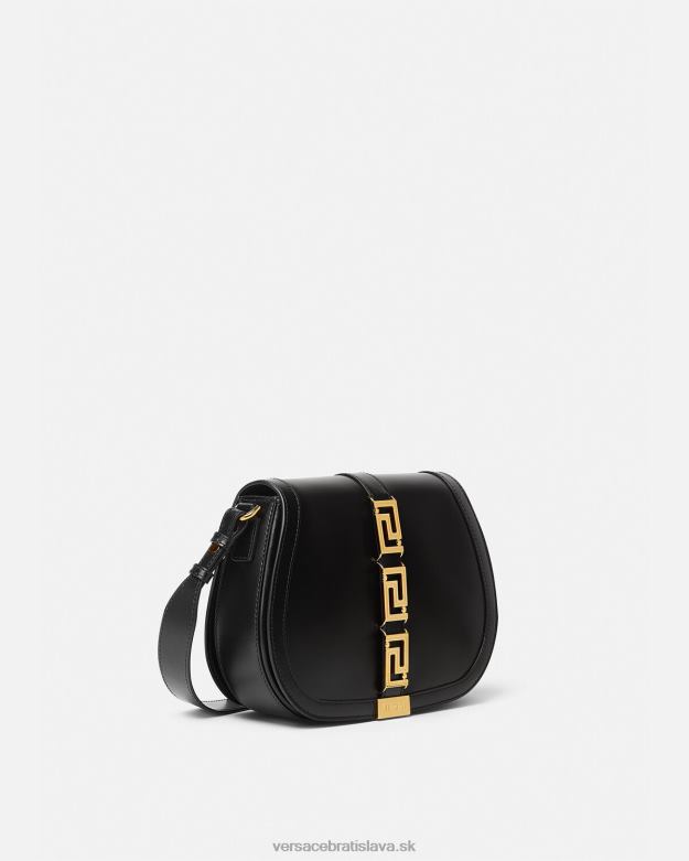 tašky X8X8P254 Versace greca goddess veľká taška cez rameno čierna ženy