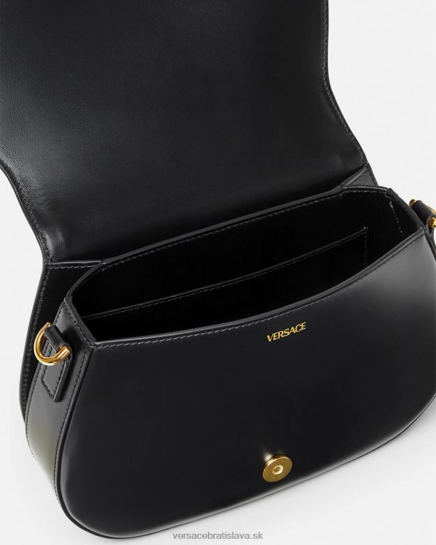 tašky X8X8P254 Versace greca goddess veľká taška cez rameno čierna ženy