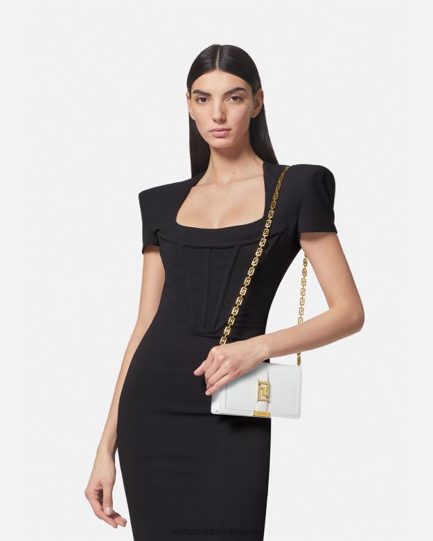 tašky X8X8P257 Versace mini taška greca goddess biely ženy
