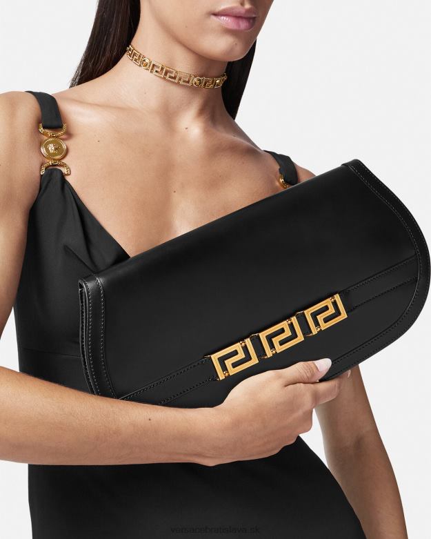 tašky X8X8P261 Versace grécka bohyňa spojka čierna ženy