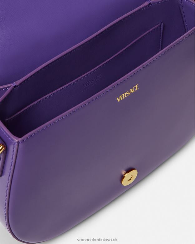 tašky X8X8P271 Versace greca goddess veľká taška cez rameno fialový ženy