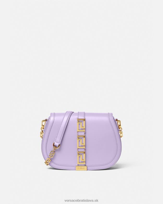 tašky X8X8P272 Versace greca goddess veľká taška cez rameno orgován ženy