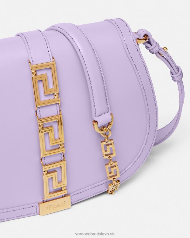 tašky X8X8P272 Versace greca goddess veľká taška cez rameno orgován ženy