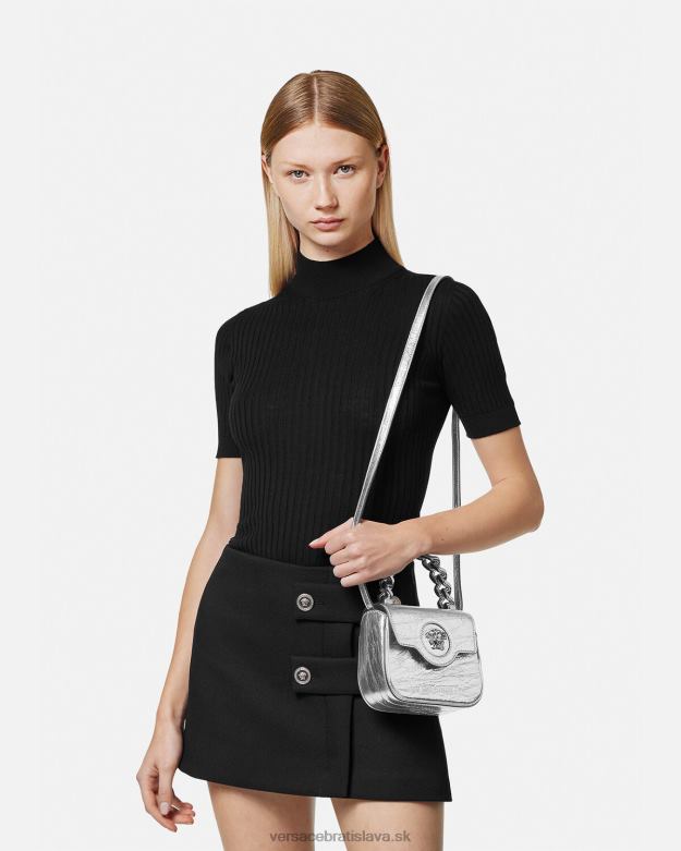 tašky X8X8P306 Versace kovová mini taška la medusa jedna farba ženy
