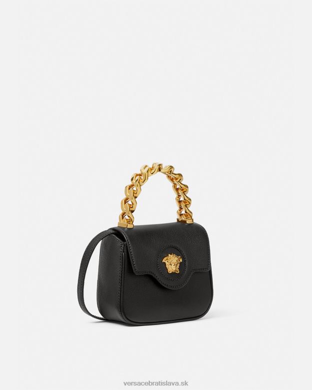tašky X8X8P309 Versace mini taštička la medusa čierna ženy