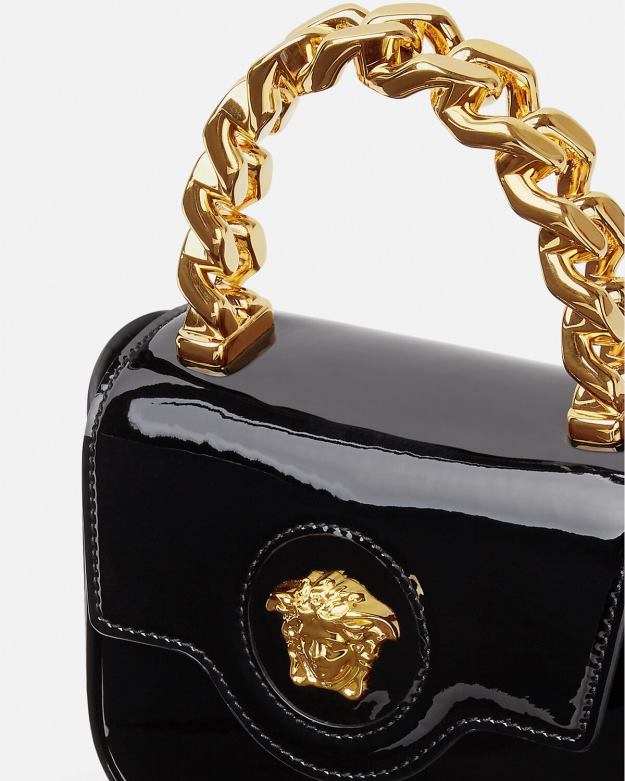 tašky X8X8P311 Versace mini taštička la medusa čierna ženy
