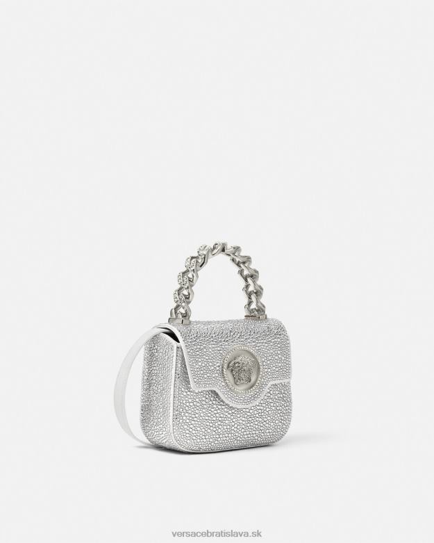 tašky X8X8P314 Versace mini taška crystal la medusa biely ženy
