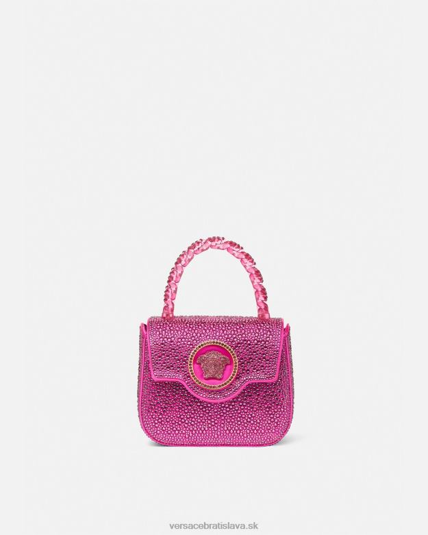 tašky X8X8P315 Versace mini taška crystal la medusa fuchsiová ženy