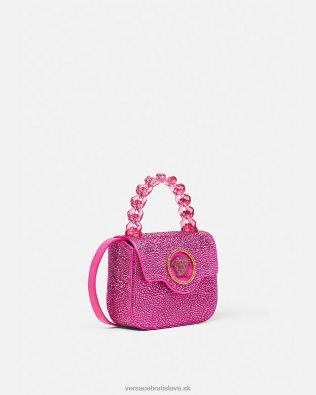 tašky X8X8P315 Versace mini taška crystal la medusa fuchsiová ženy