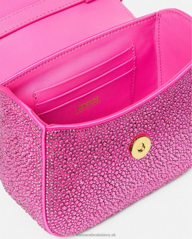 tašky X8X8P315 Versace mini taška crystal la medusa fuchsiová ženy