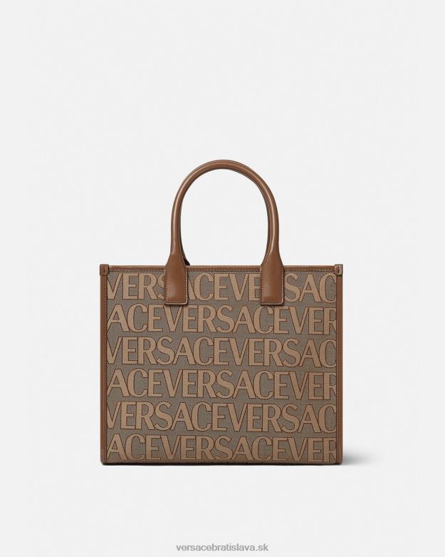 tašky X8X8P316 Versace celoplošná malá kabelka hnedá ženy