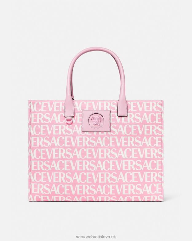 tašky X8X8P323 Versace celoplošná veľká kabelka Ružová ženy
