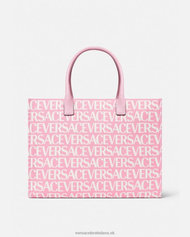 tašky X8X8P323 Versace celoplošná veľká kabelka Ružová ženy