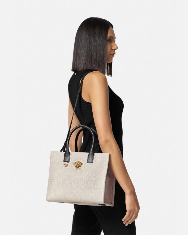 tašky X8X8P330 Versace malá taška la medusa béžová ženy