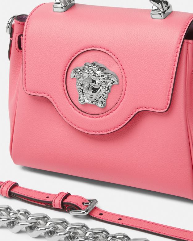 tašky X8X8P332 Versace malá kabelka la medusa Ružová ženy