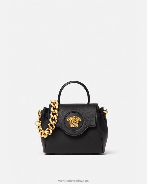 tašky X8X8P334 Versace malá kabelka la medusa čierna ženy