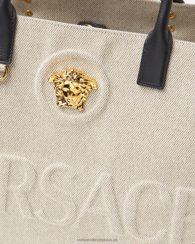 tašky X8X8P340 Versace la medusa veľká tote bag béžová ženy