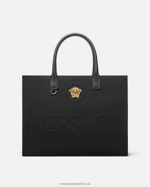tašky X8X8P341 Versace la medusa veľká tote bag čierna ženy