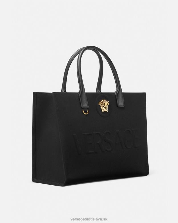 tašky X8X8P341 Versace la medusa veľká tote bag čierna ženy