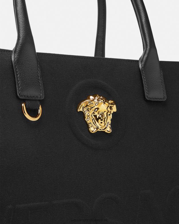 tašky X8X8P341 Versace la medusa veľká tote bag čierna ženy